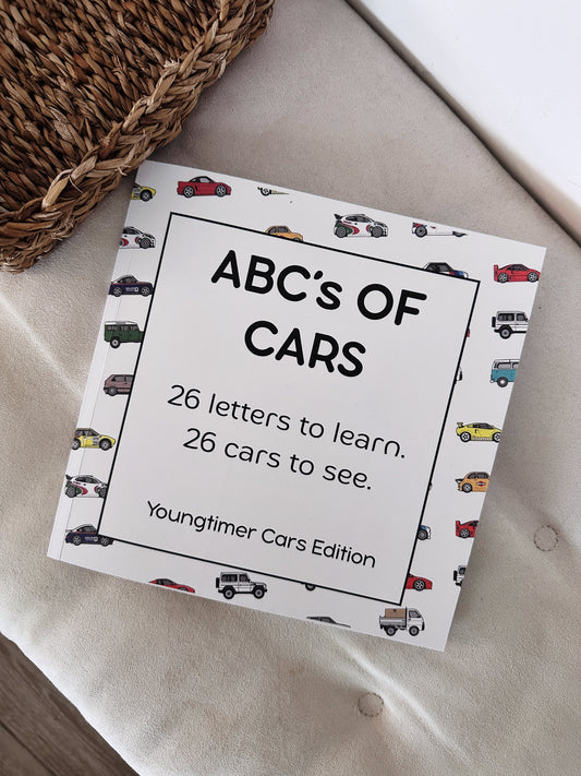 🚗 ABC’s of Cars – Youngtimer Edition. 26 letters to learn. 26 cars to see.