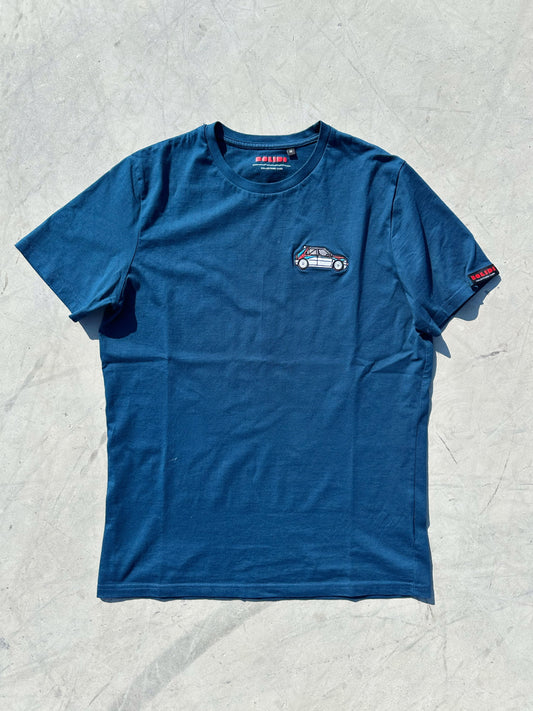 Bolidi Lancia Inkblue T-shirt on pavement