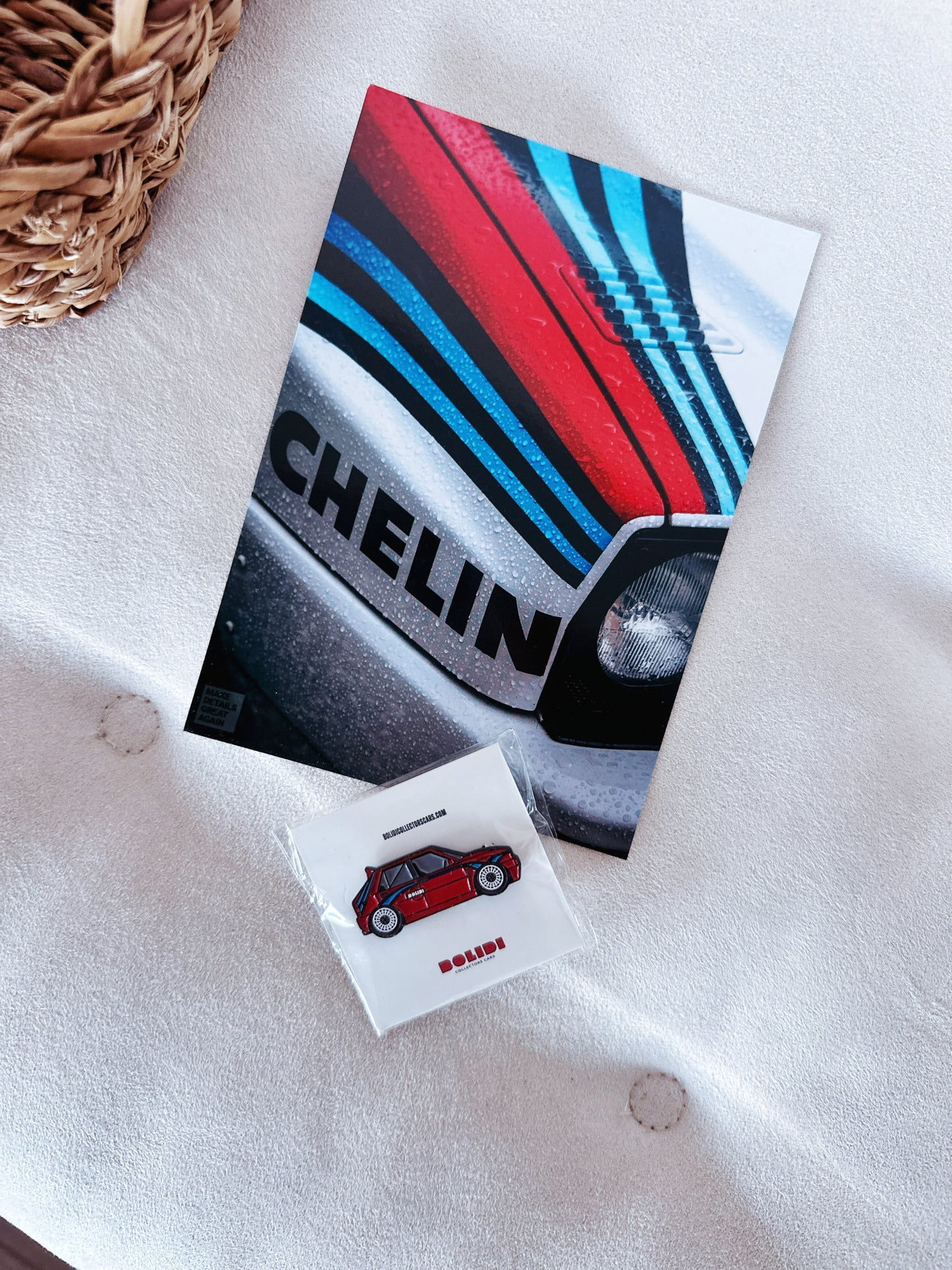Lancia Delta Martini Bundle - Pin & Postcard by Make Details Great Again