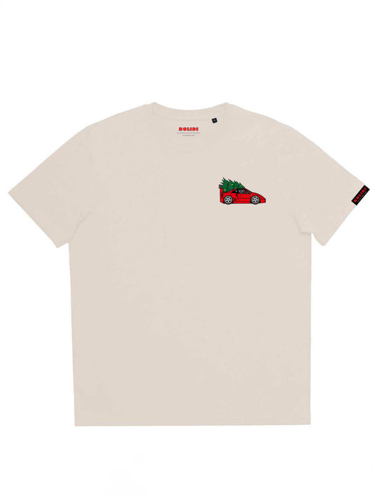 Ferrari F40 white Christmas t-shirt