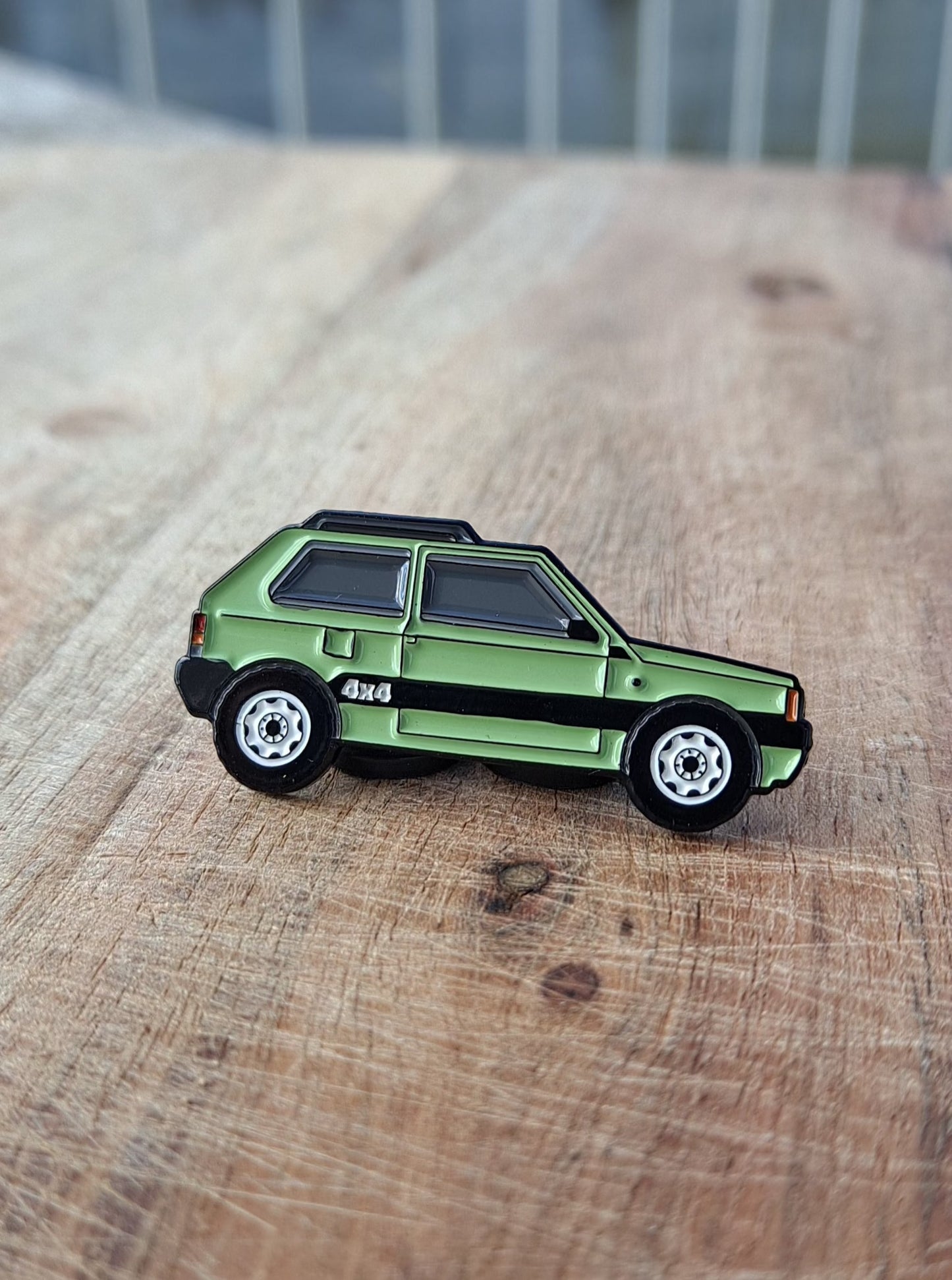 Fiat Panda Mint Green Pin