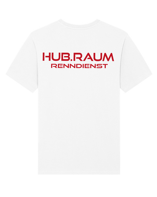 Hub Raum Renndienst white t-shirt back
