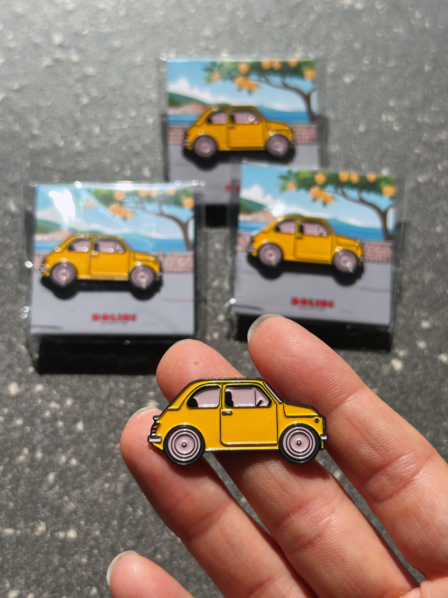 Fiat 500 - Enamel Pin | The Italian icon of timeless design