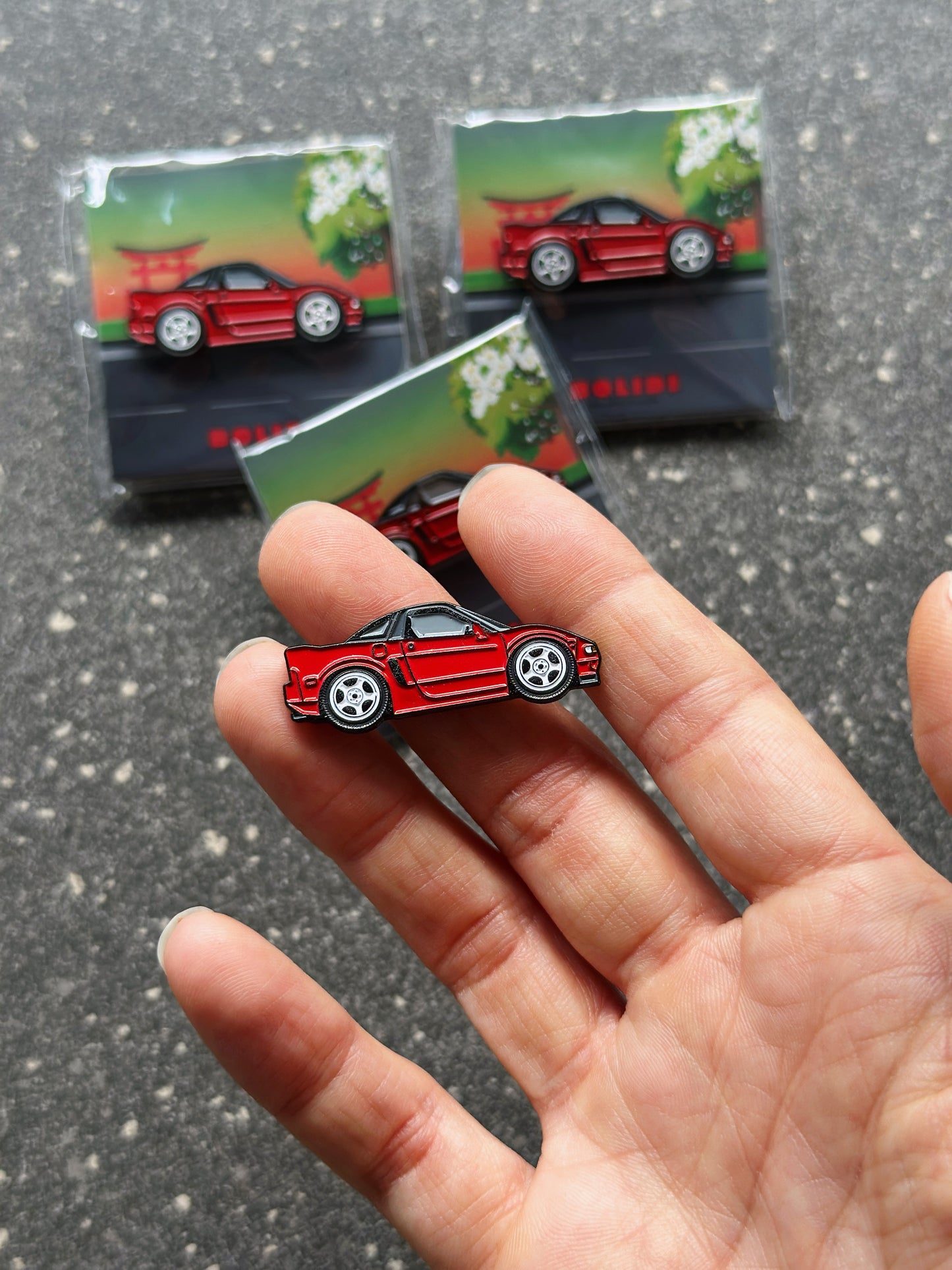 Honda NSX Enamel Pin | The Japanese Supercar Revolution