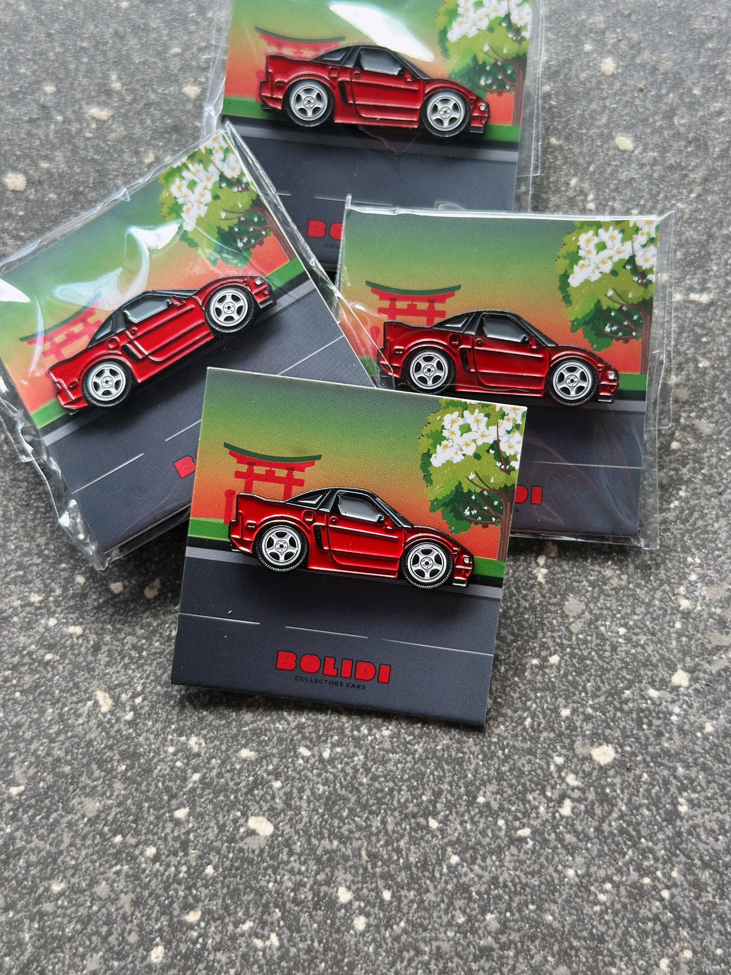 Honda NSX Enamel Pin | The Japanese Supercar Revolution
