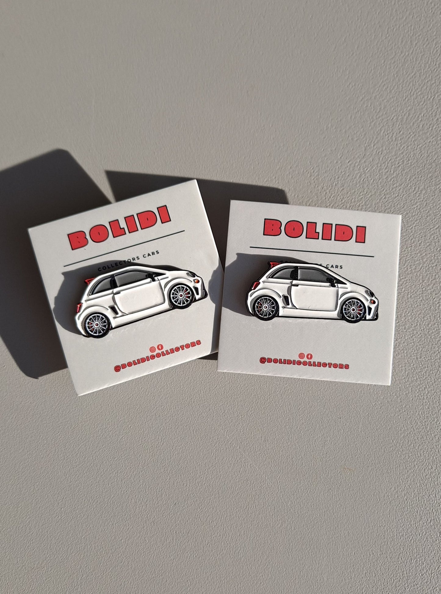 595 Abarth Enamel Pin - Tribute to an Italian Racing Icon