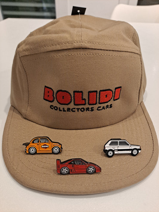 Bolidi Collectors Cars - Starter Pack - Cap + 3 Enamel Pins