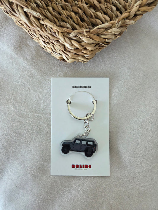 Jeep Wrangler Unlimited JK Keychain - Built for Those Who Go Anywhere