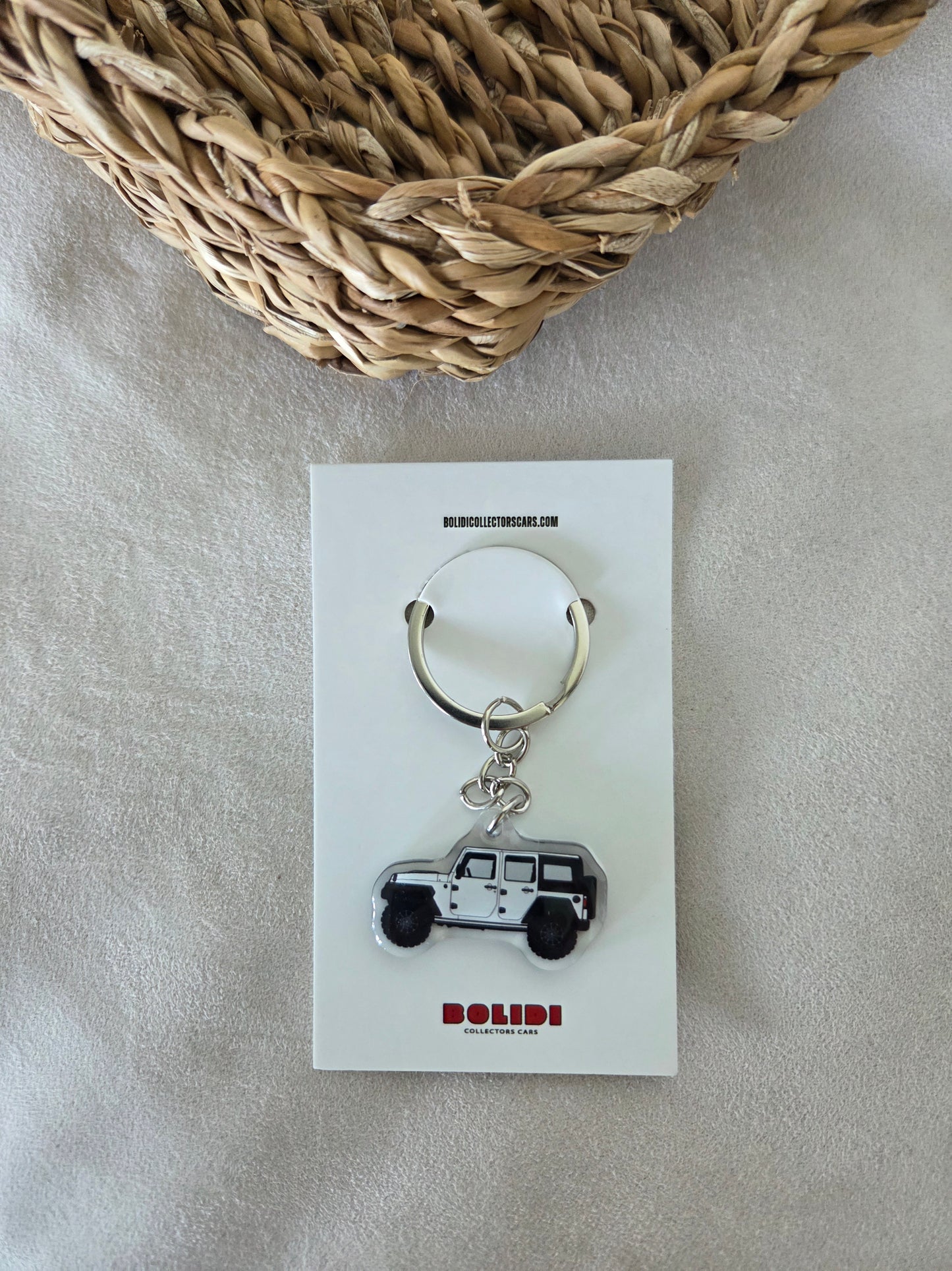 Jeep Wrangler Unlimited JK Keychain - Built for Those Who Go Anywhere