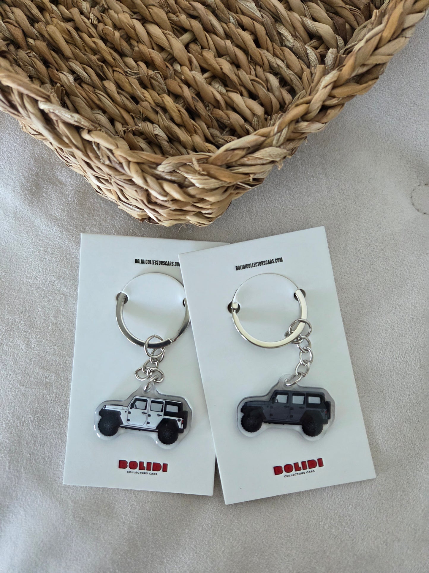 Jeep Wrangler Unlimited JK Keychain - Built for Those Who Go Anywhere