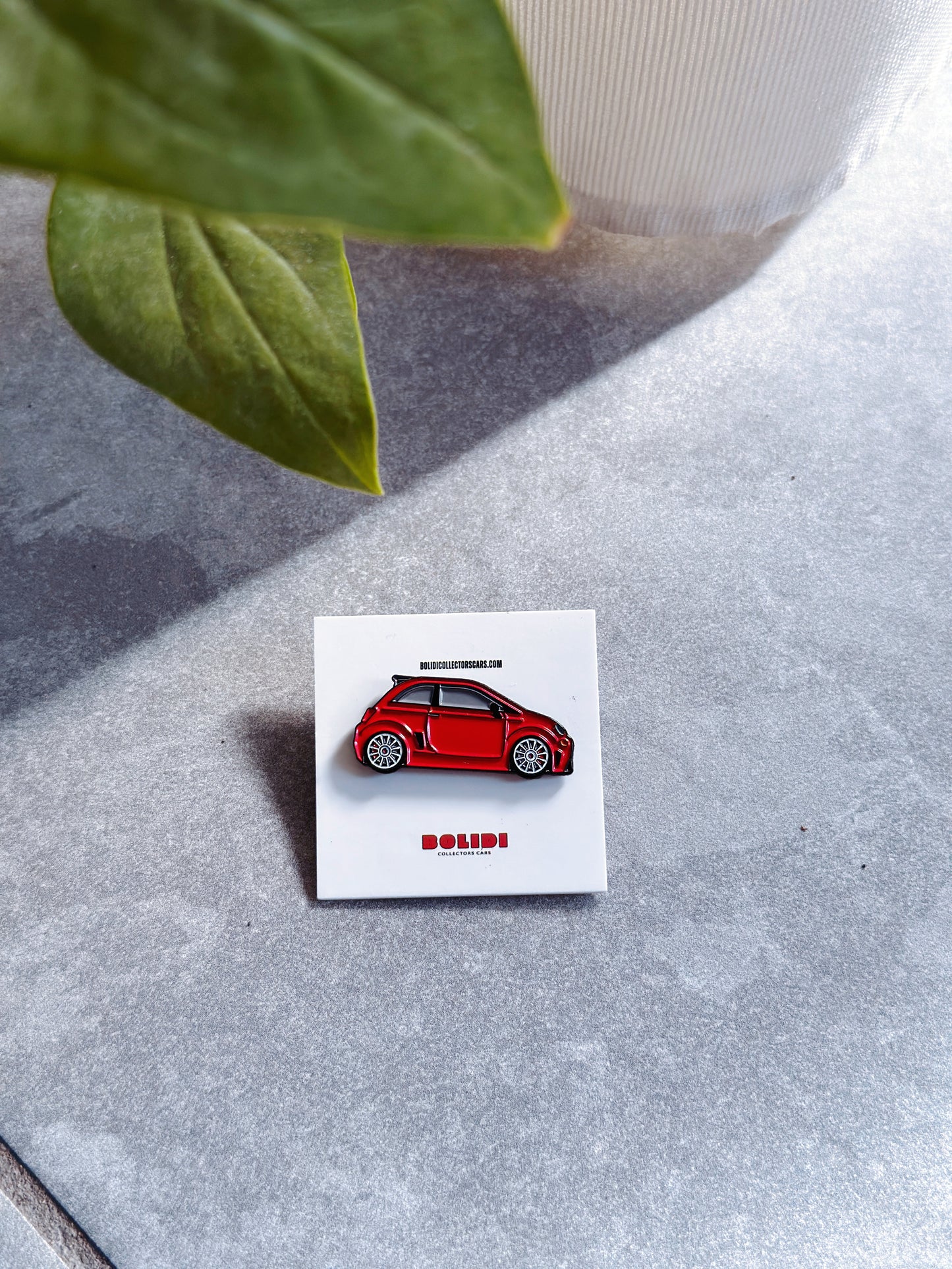 595 Abarth Enamel Pin - Tribute to an Italian Racing Icon
