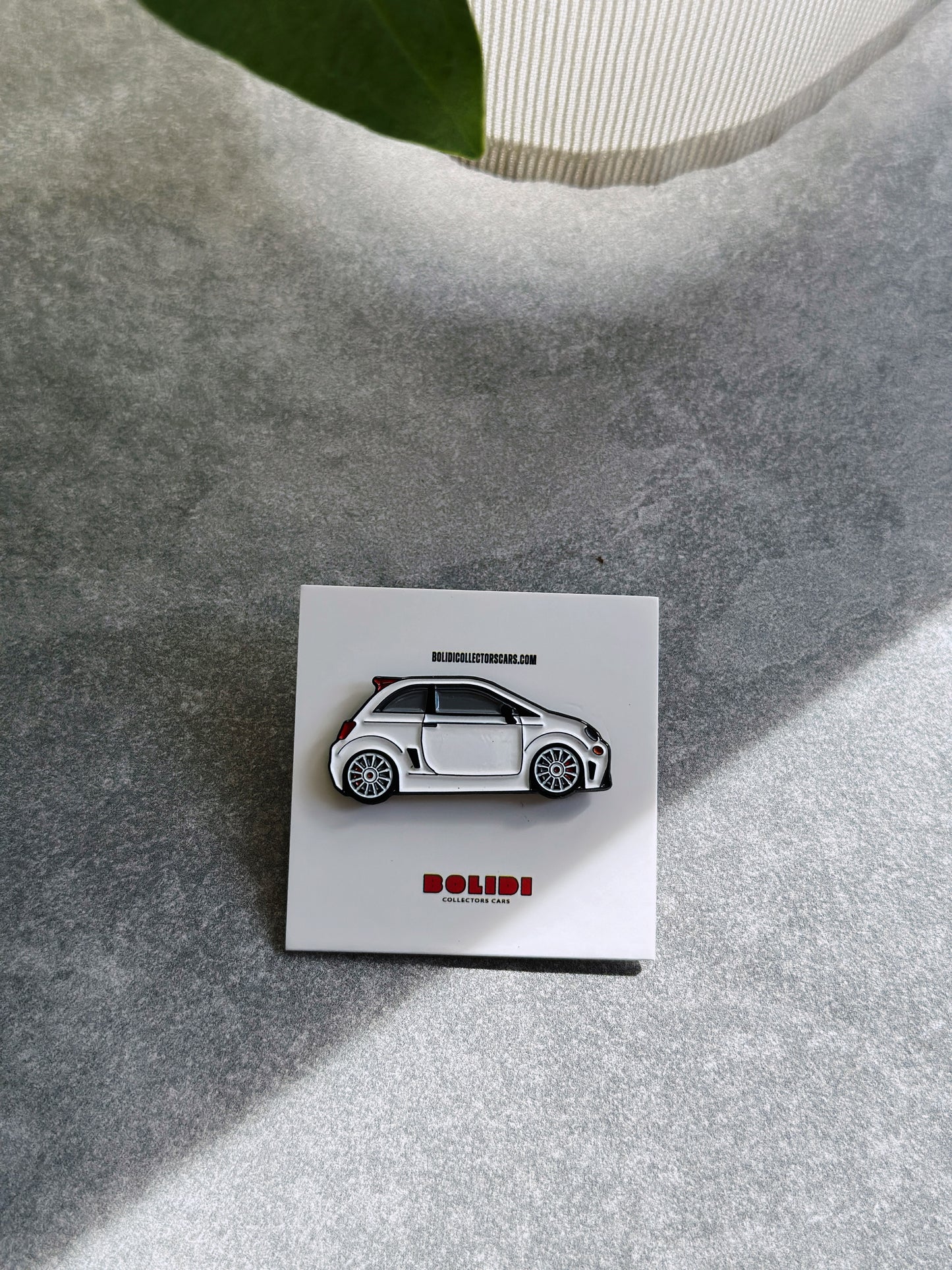 595 Abarth Enamel Pin - Tribute to an Italian Racing Icon