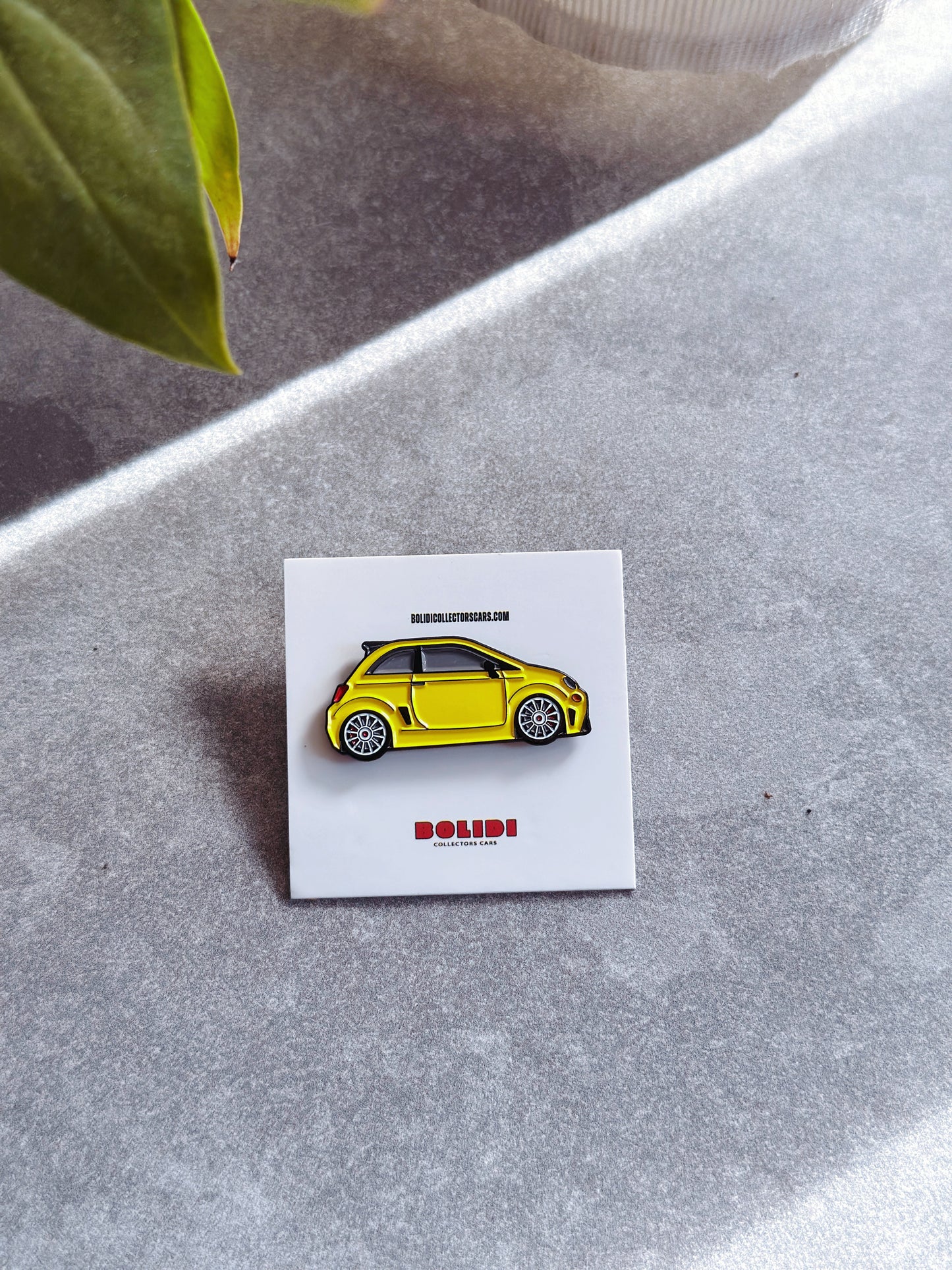 595 Abarth Enamel Pin - Tribute to an Italian Racing Icon