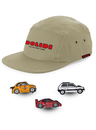 Bolidi collectors cars cap and pins bundle