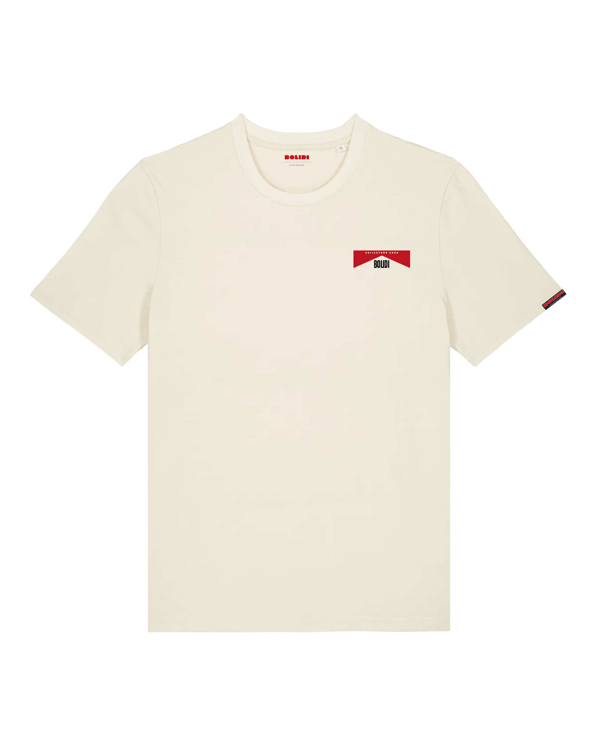 Bolidi white t-shirt front graphic Marlboro tribute
