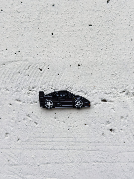 Ferrari F40 - Black Edition Enamel Pin