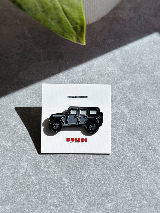 Jeep Wrangler Unlimited JK Enamel Pin - The Ultimate Off-Road Icon