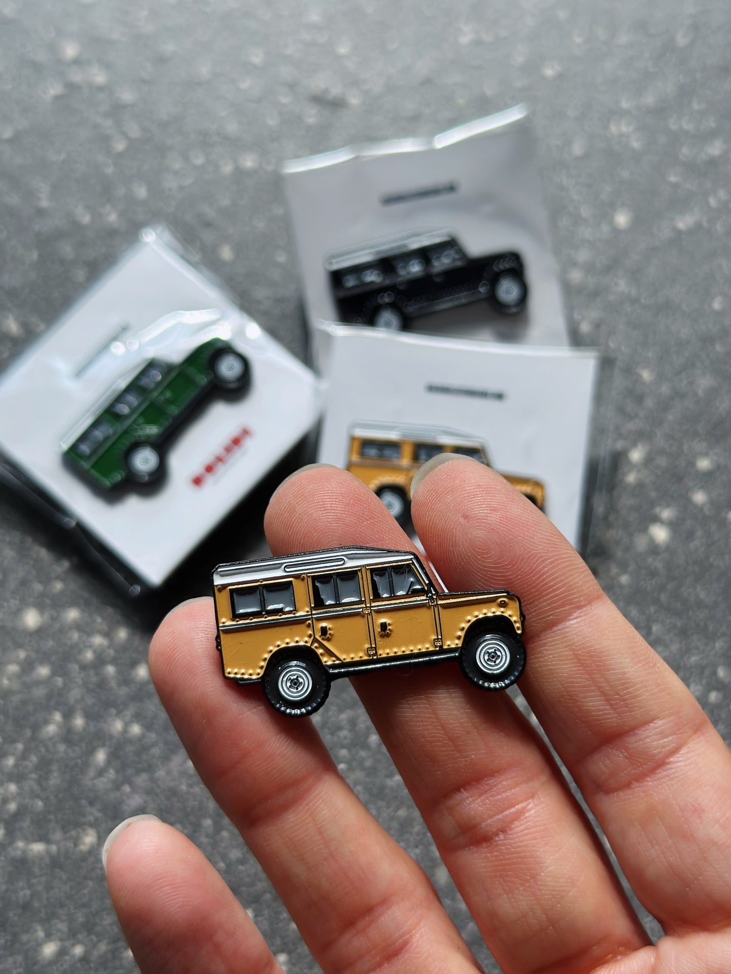 Defender Series III Green Enamel Pin - Iconic Offroad Adventure Collectible