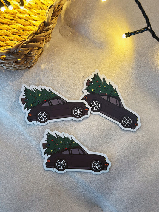Christmas 911 Porsche Magnet