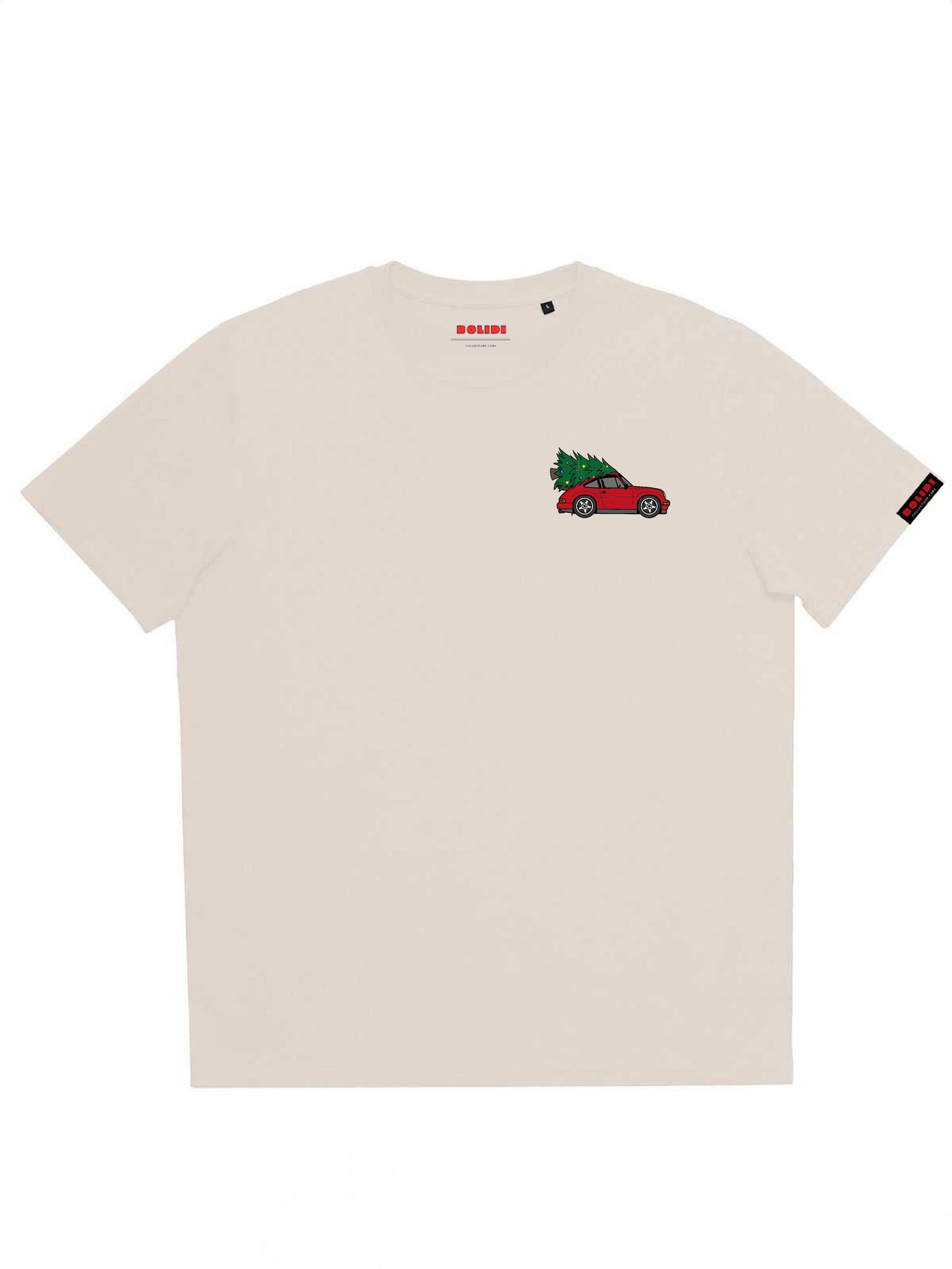 Porsche 911 white christmas t-shirt