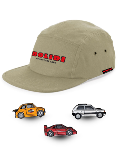 Bolidi Collectors Cars - Starter Pack - Cap + 3 Enamel Pins