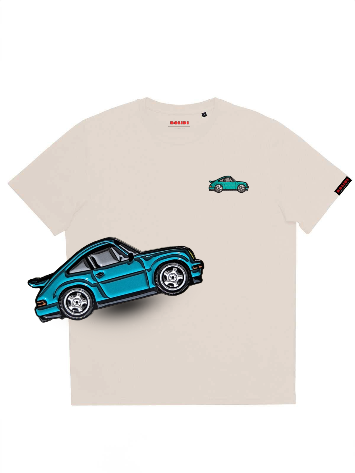 T-shirt + Pin - Porsche 911 Carrera 3.2 Bundle