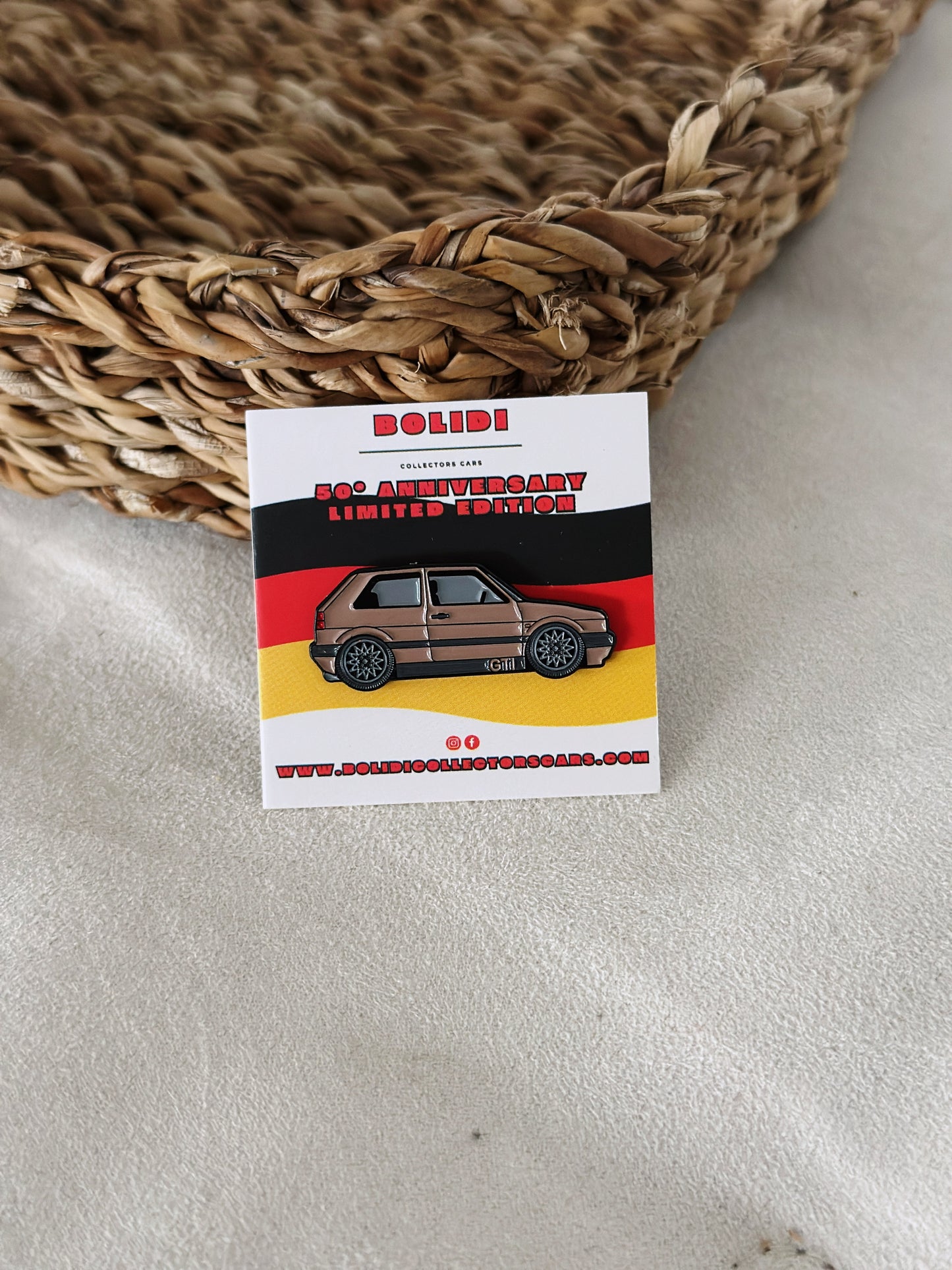 Volkswagen MK2 Golf GTI 1990 Enamel Pin | Tribute to the Hot Hatch Icon | Limited Edition
