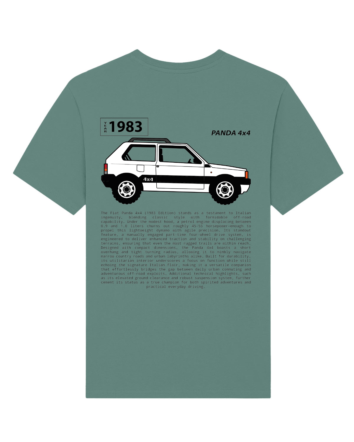 Fiat Panda 4x4 - 1983 Tribute Tee
