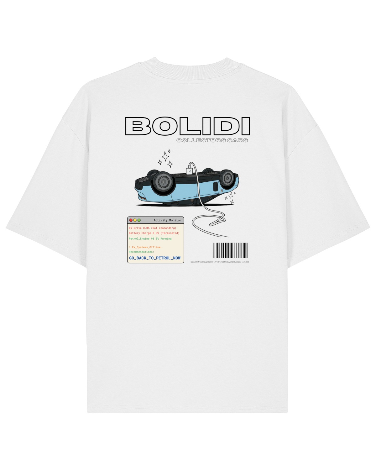 Go Back to Petrol Now Command T-shirt
